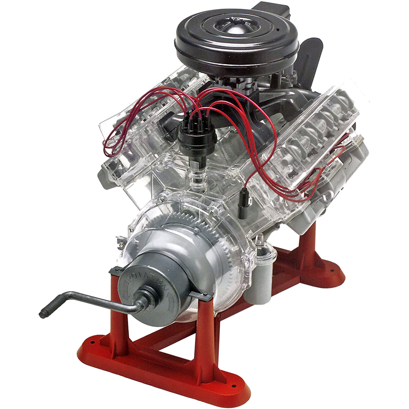 The V-8 Combustion Engine 1/4 Scale Operating Model Kit